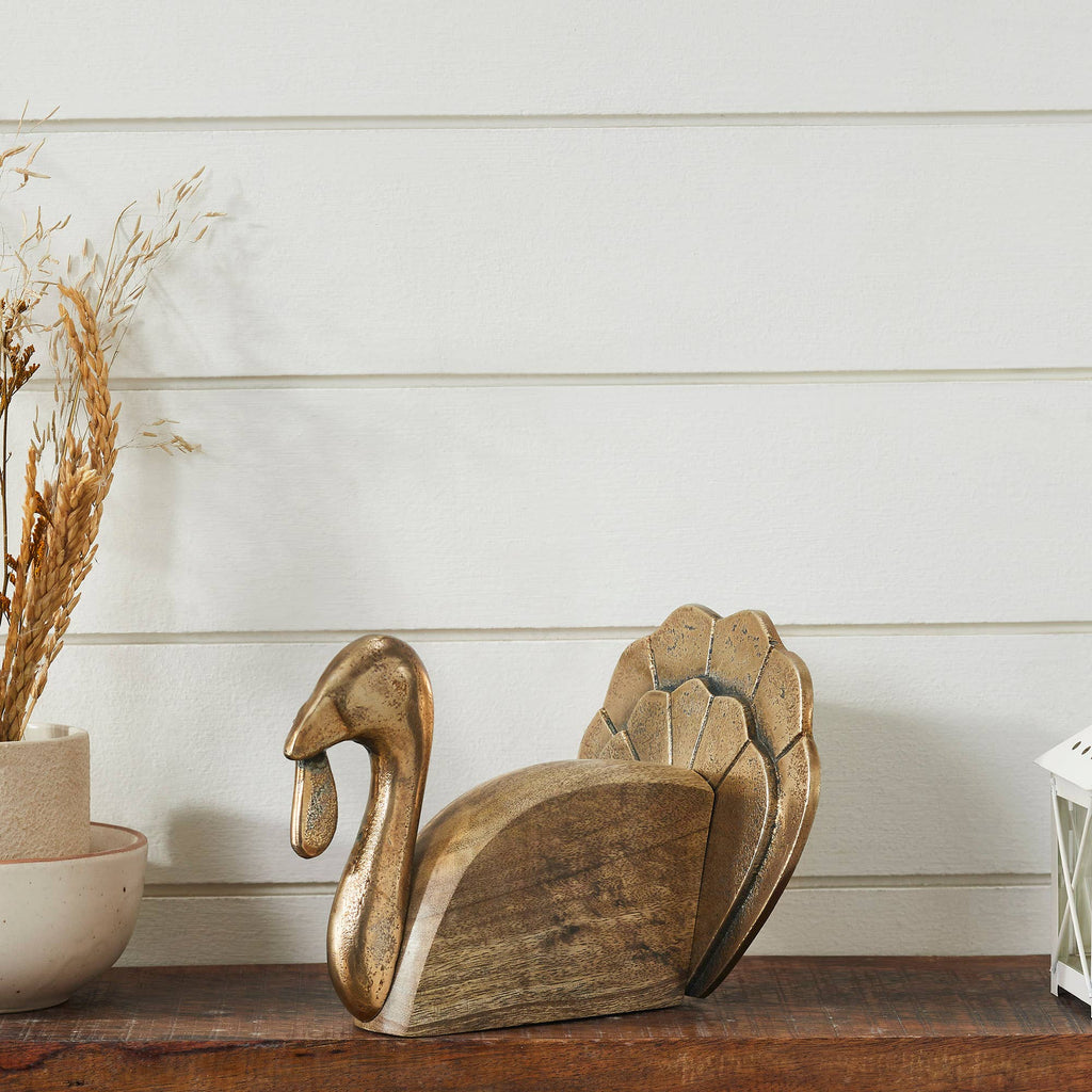 Wooden Turkey Fall Decor