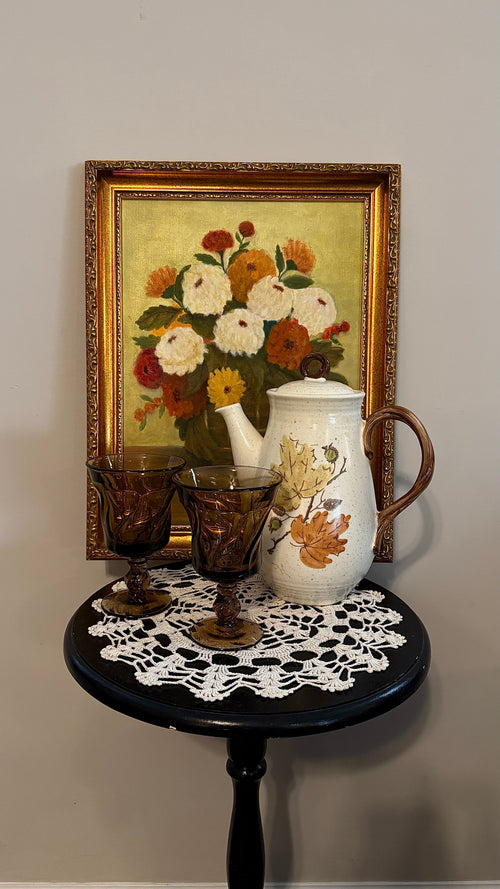Fostoria Jamestown Brown Water Goblets